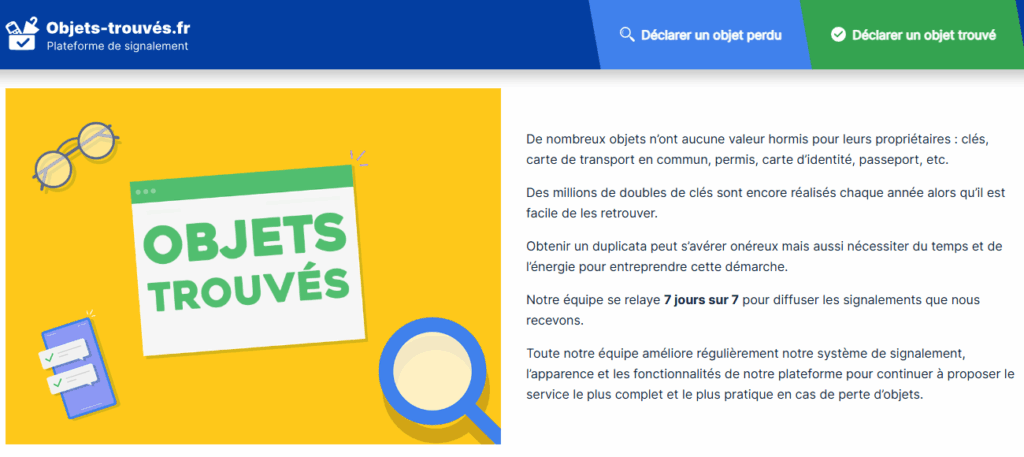 Objets trouvés